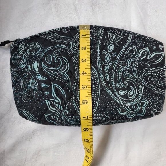 Vera Bradley Quilted Paisley Cosmetic Pouch - Picture 6 of 7